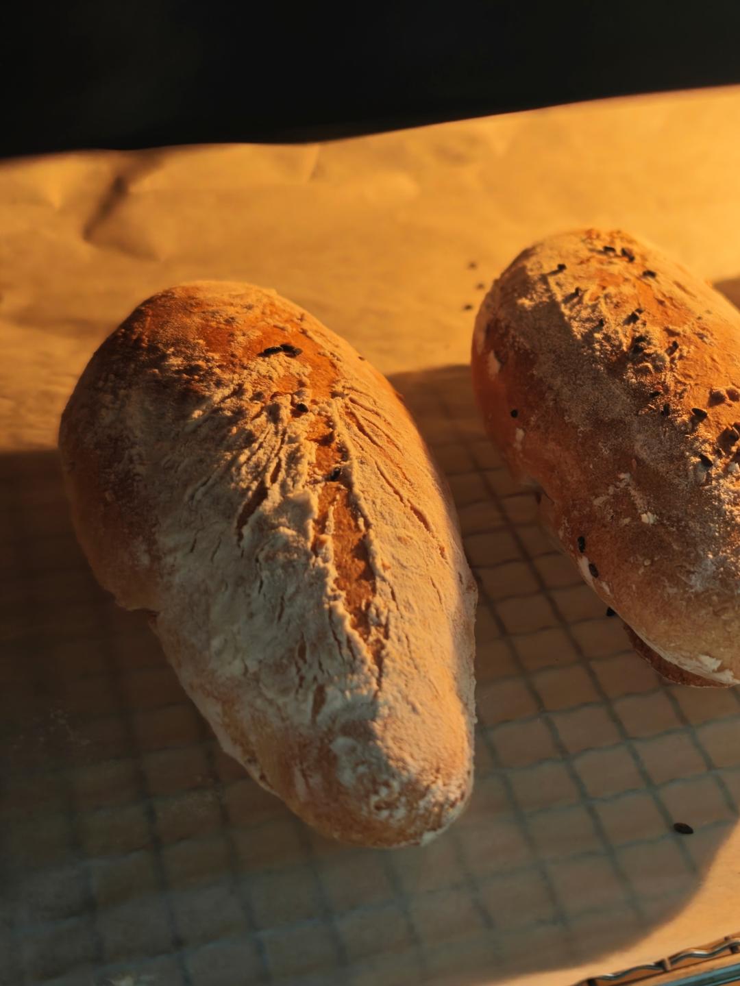 家庭版法棍｜无油无糖又免揉的健康主食