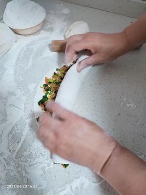 蒸菜卷的做法 步骤13