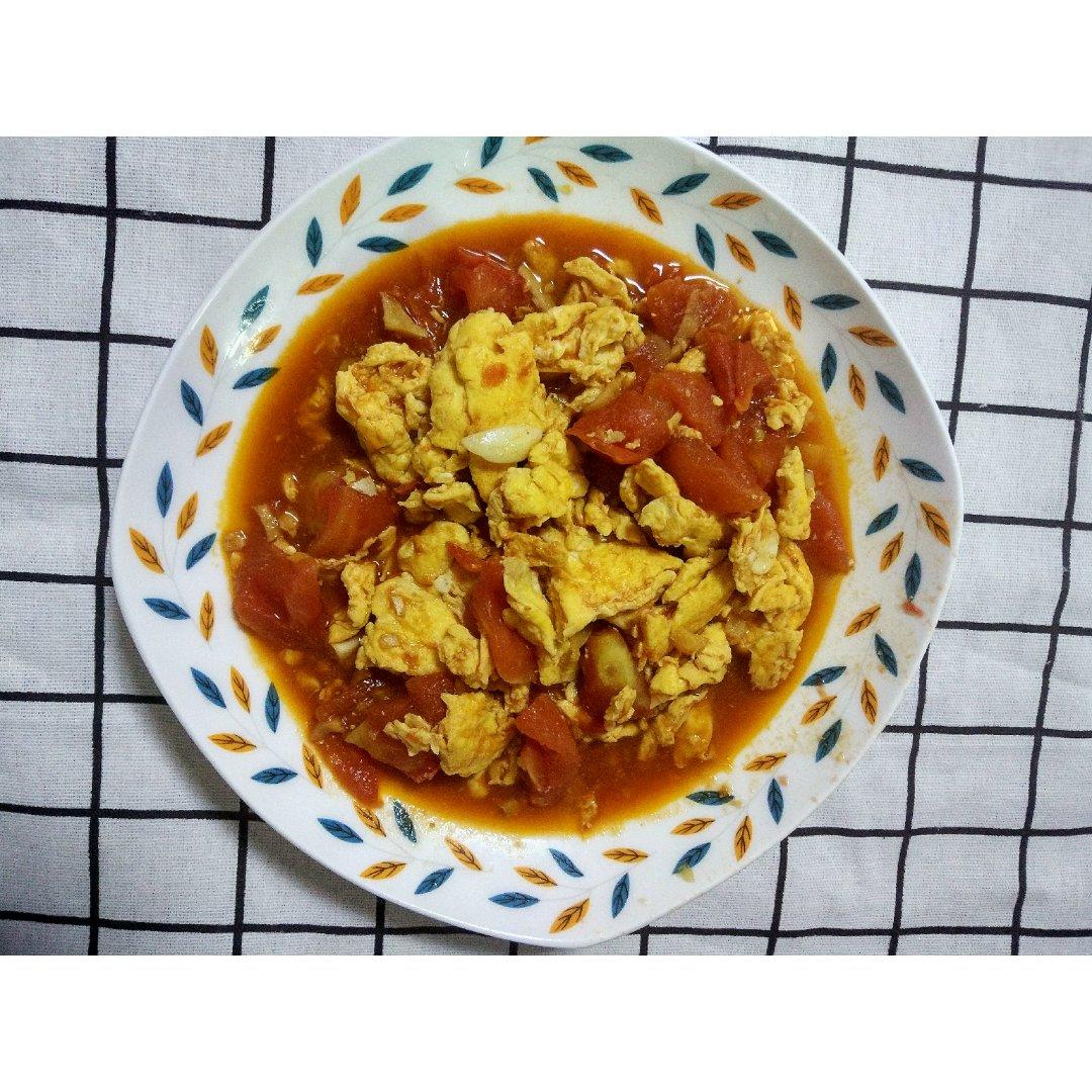 赛螃蟹炒番茄【The national Chinese food】
