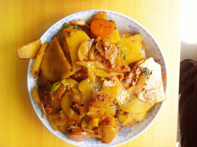 老干妈炒土豆片