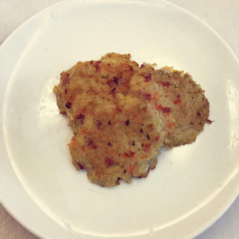 培根杂蔬米饼