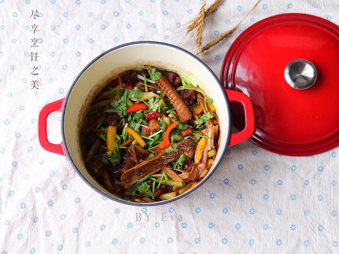 无水子姜闷鸭的做法