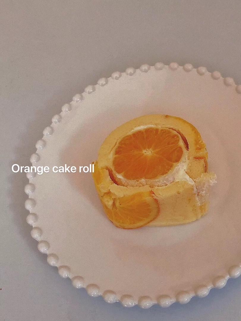 橙香蛋糕卷