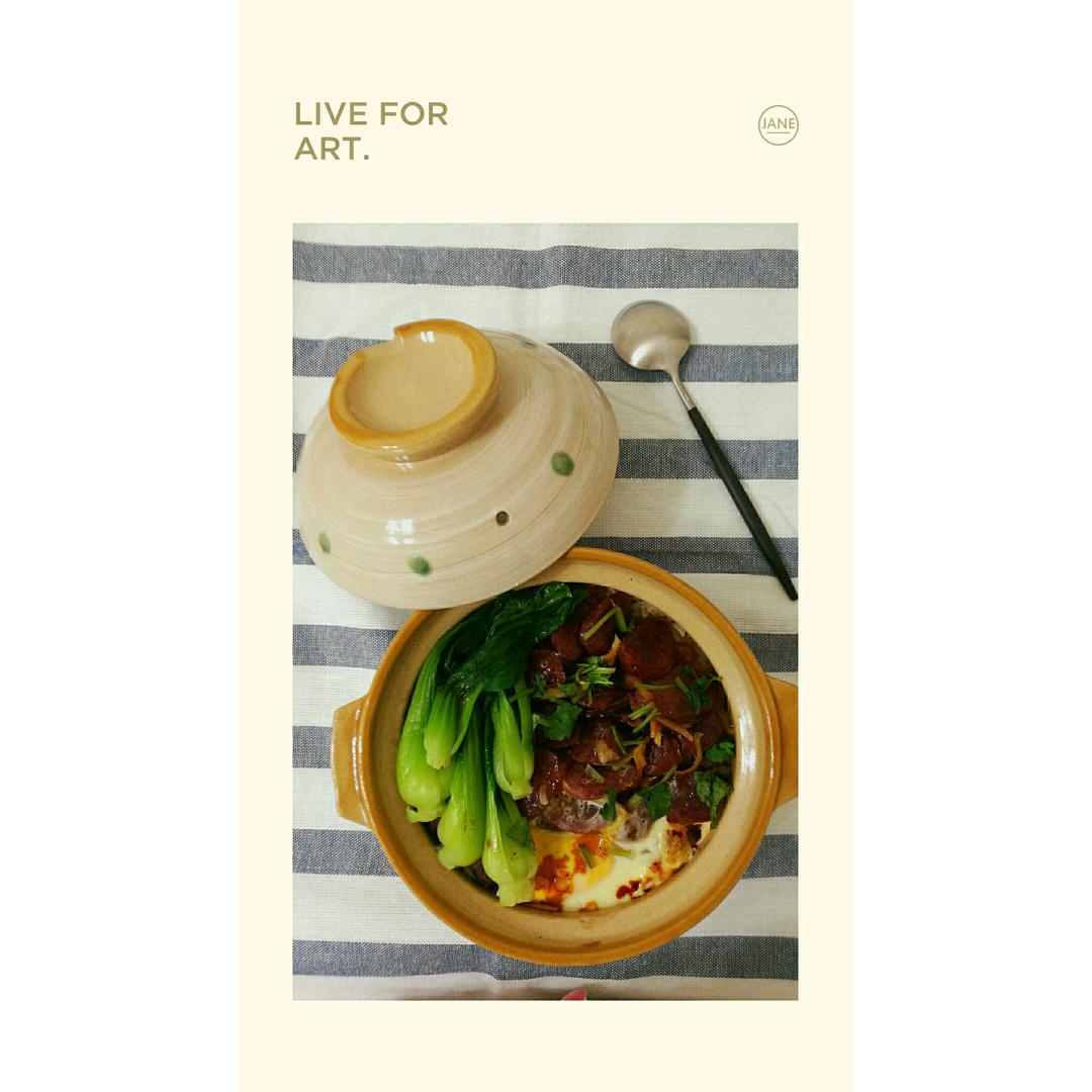 香肠煲仔饭