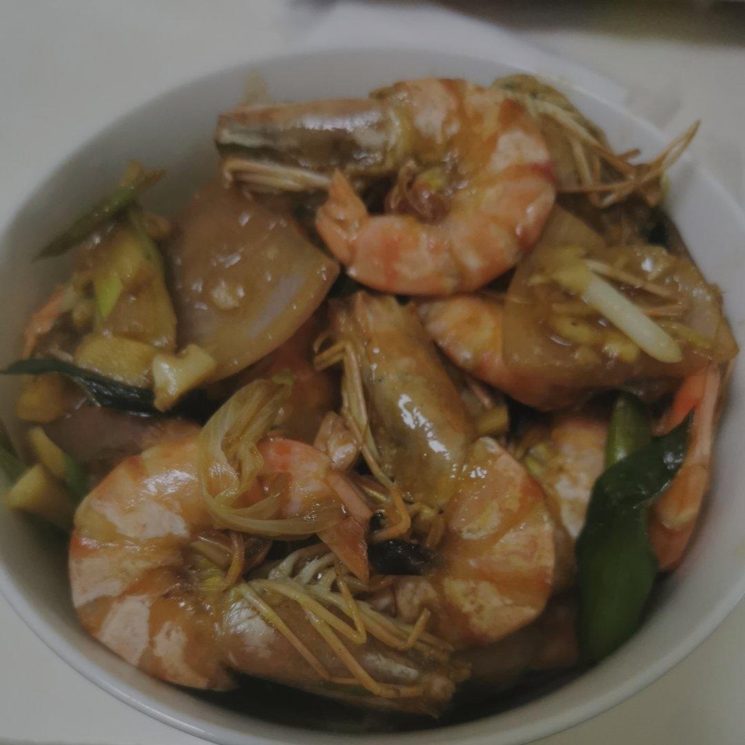 家庭版油焖大虾