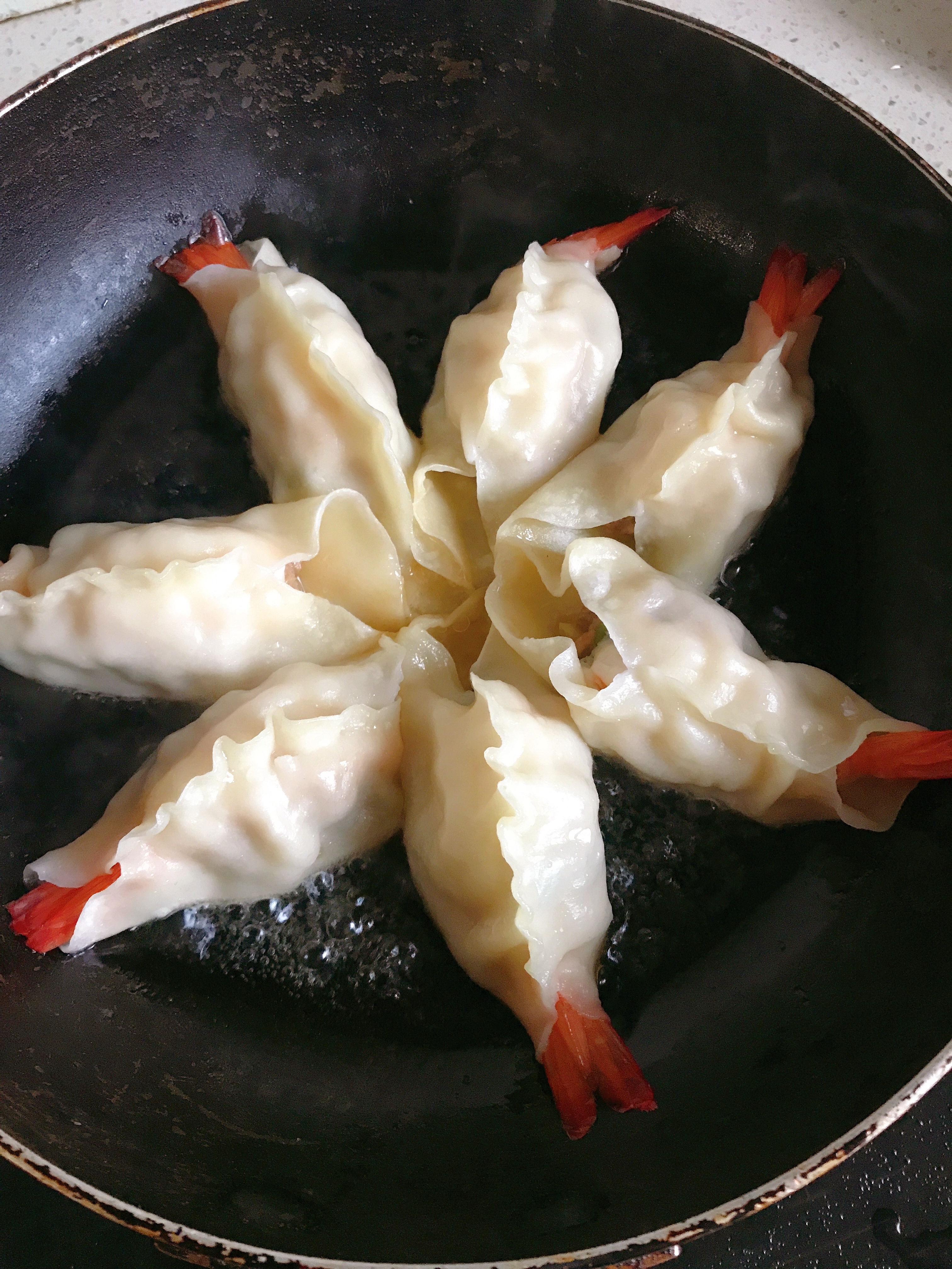 凤尾虾饺的做法 步骤7