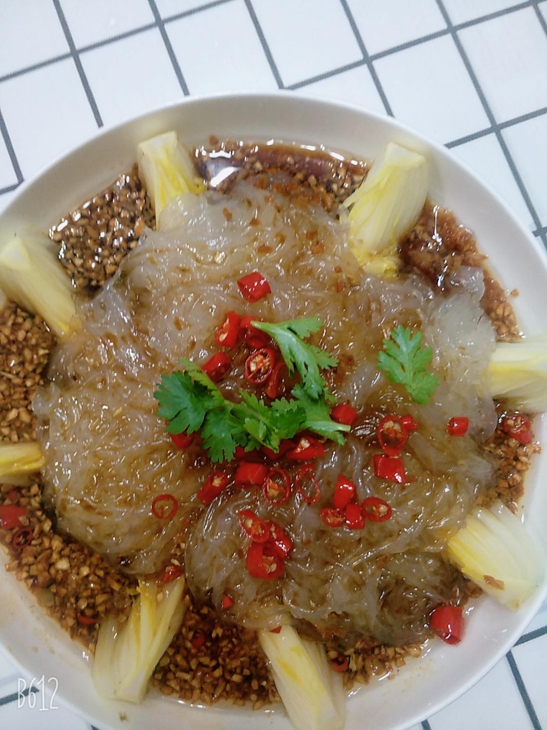 馋人的蒜蓉粉丝娃娃菜的做法