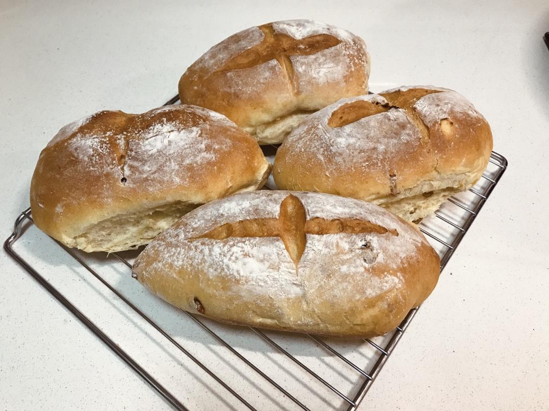 直接法简单上手｜法式多重水果软欧包