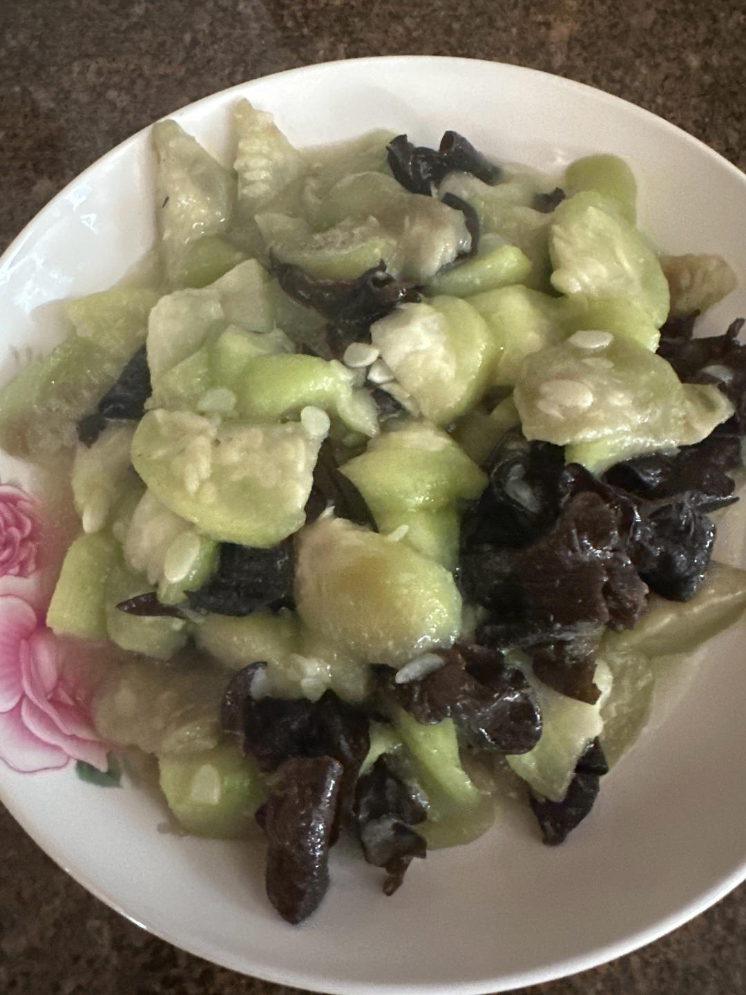 清炒丝瓜（不变黑的方法）