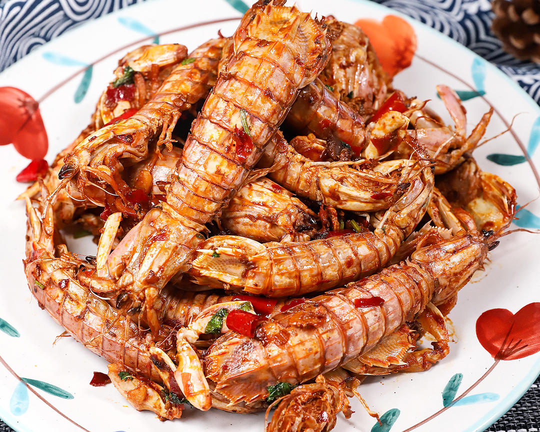 香辣皮皮虾的做法