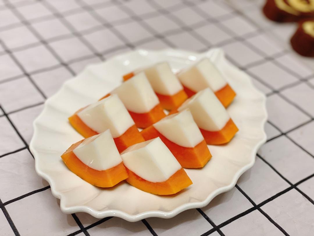 木瓜椰奶冻