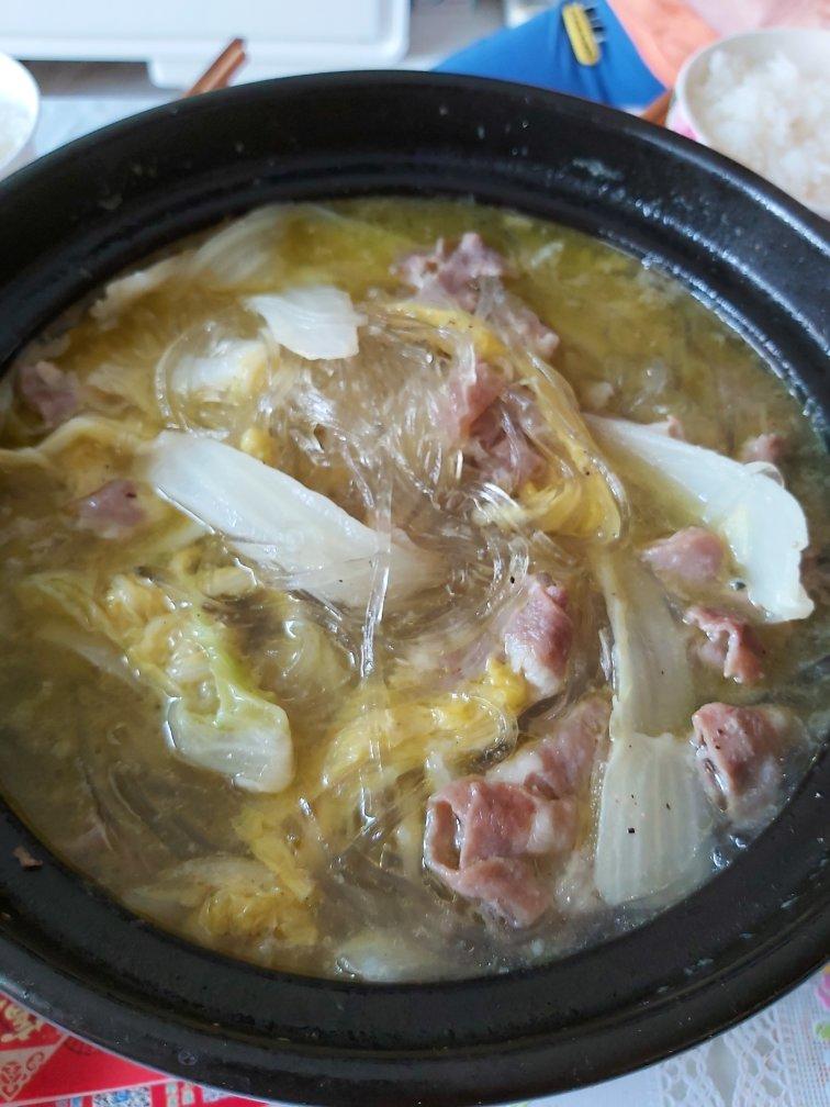 白菜粉丝羊肉汤