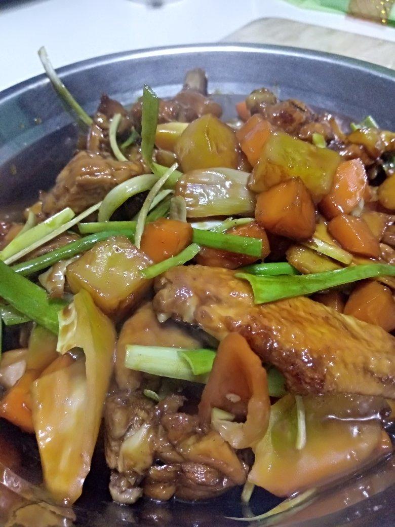 秘诀是可乐的红烧土豆鸡翅