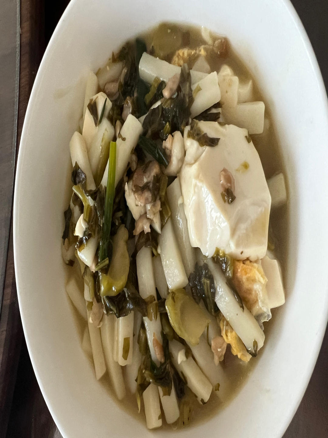 嵊州炒年糕（雪菜豆腐汤年糕）