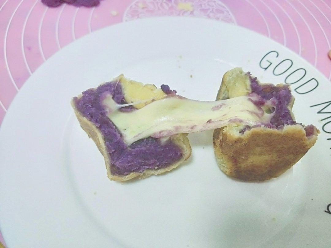 网红紫薯芝士爆浆仙豆糕