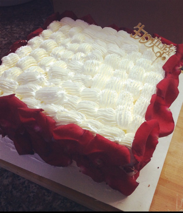 百利甜情人玫瑰蛋糕