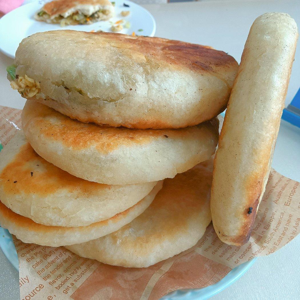 不用去早餐店的发面馅饼