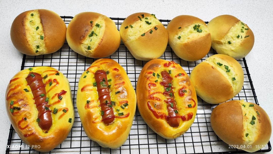 一次发酵，满屋飘香巨好吃的蒜香面包