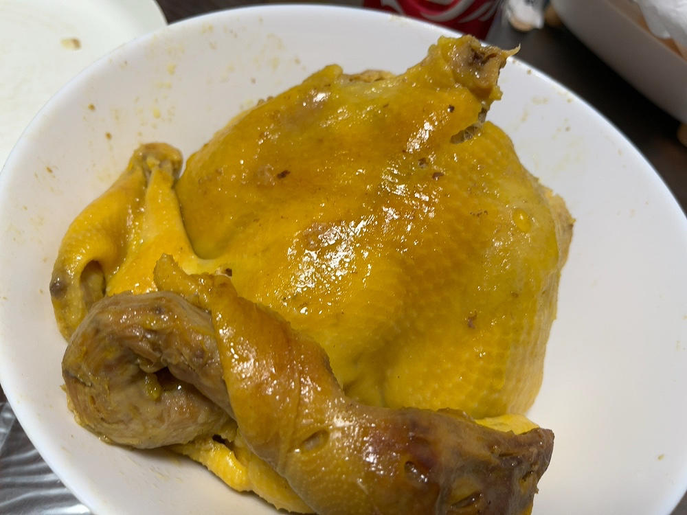 电饭锅盐焗鸡（简易版）