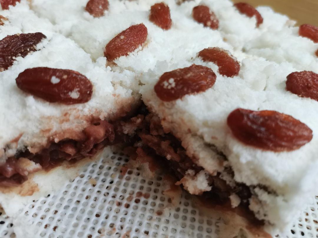 米糕☞豆沙夹层