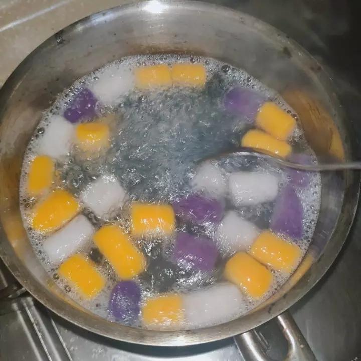 自制三色芋圆1⃣️（附上窍门详细比例）