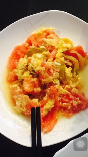 西红柿鸡蛋榨菜面的做法 步骤3