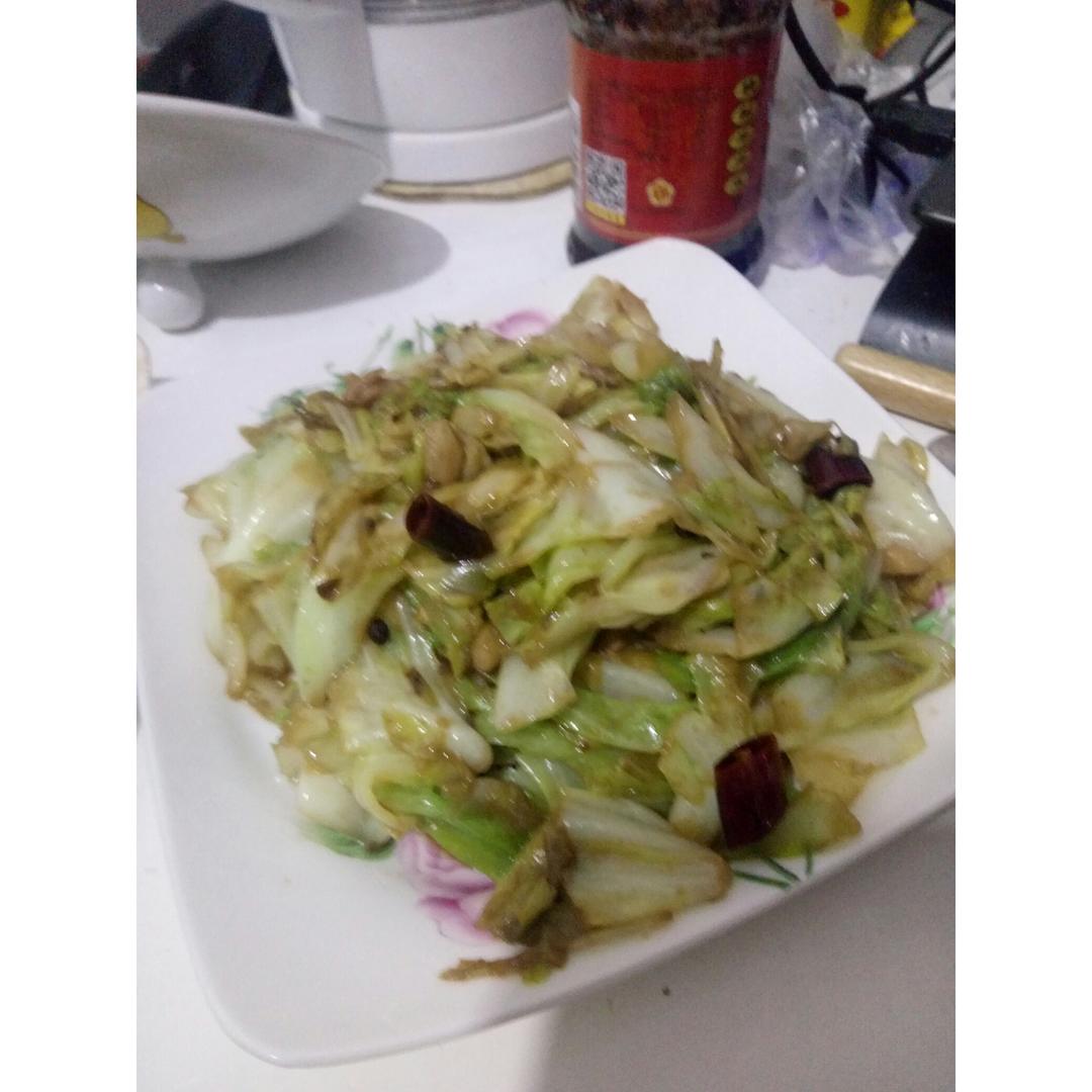耗油炒头菜