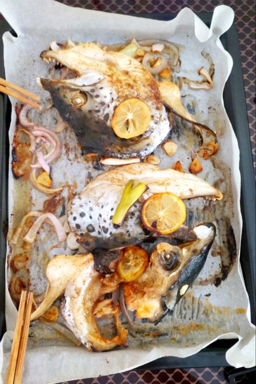 日式盐烤三文鱼头【北鼎烤箱食谱】