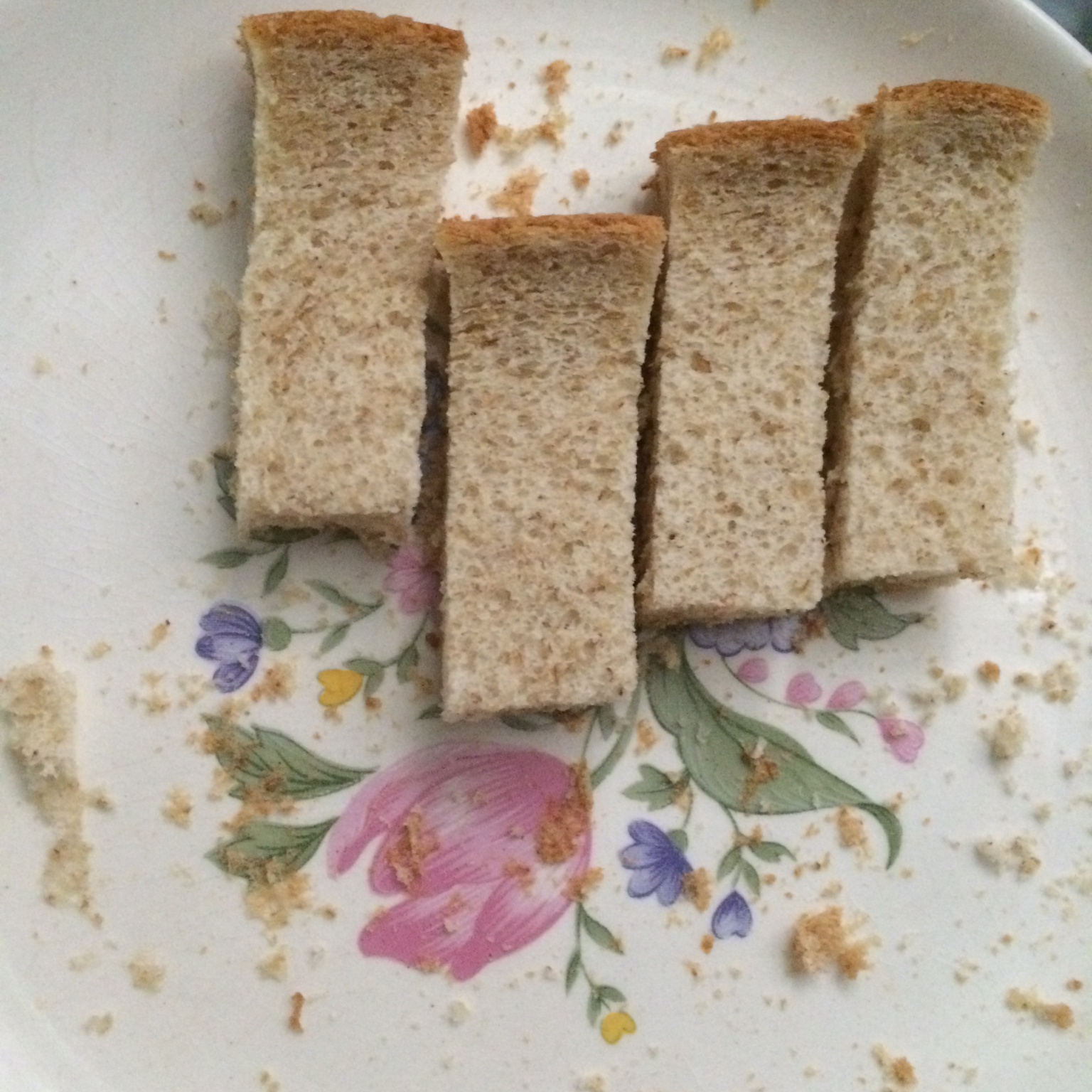 qian-做的微波炉面包干