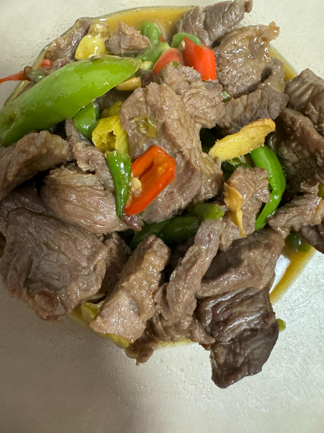 青椒炒牛肉