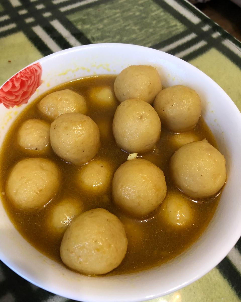 咖喱鱼丸