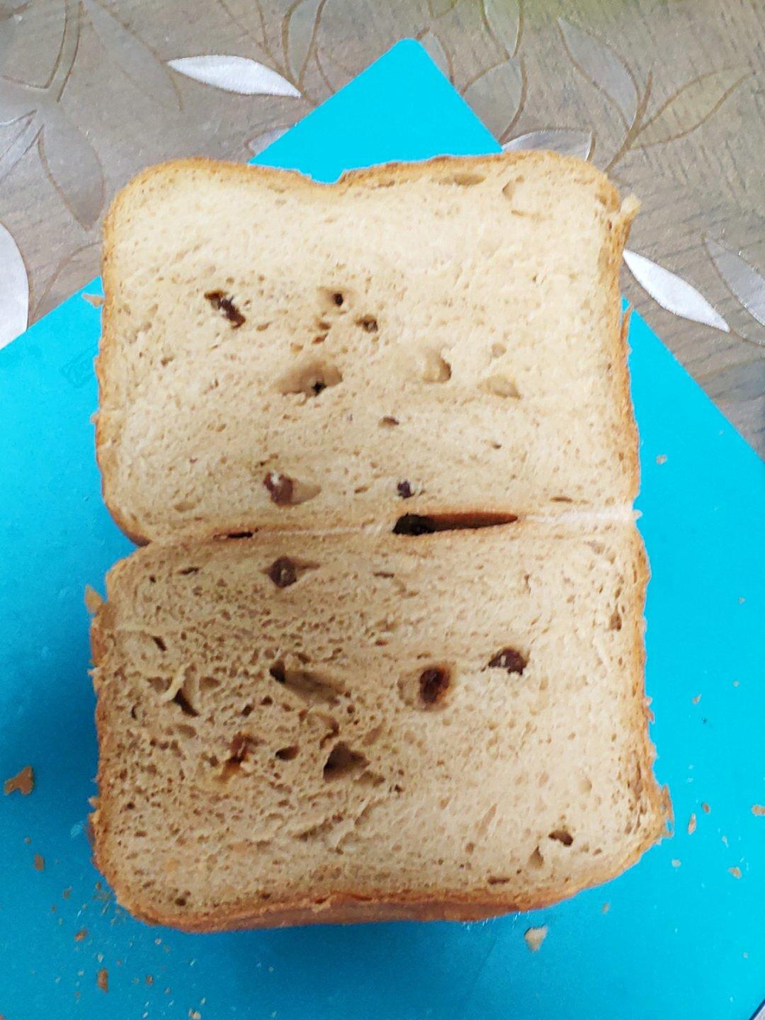 香香甜甜的红糖葡萄干面包——一键式面包机面包