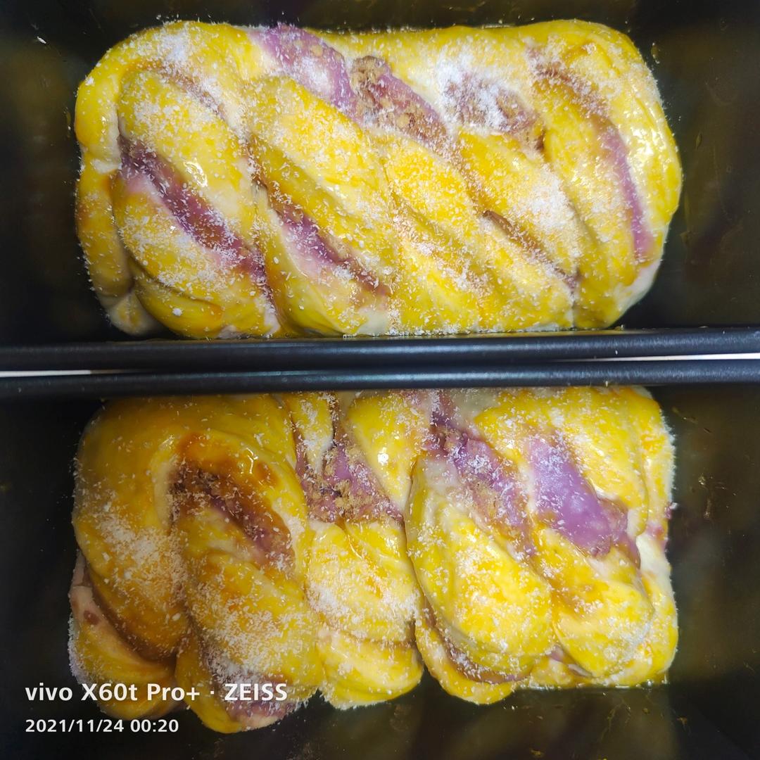 爆好吃的芋泥肉松吐司