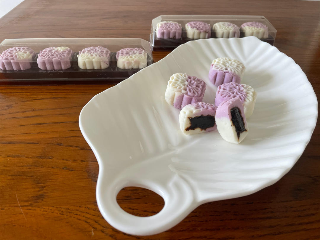 梦华录同款糕点 ｜ 紫薯山药豆沙糕