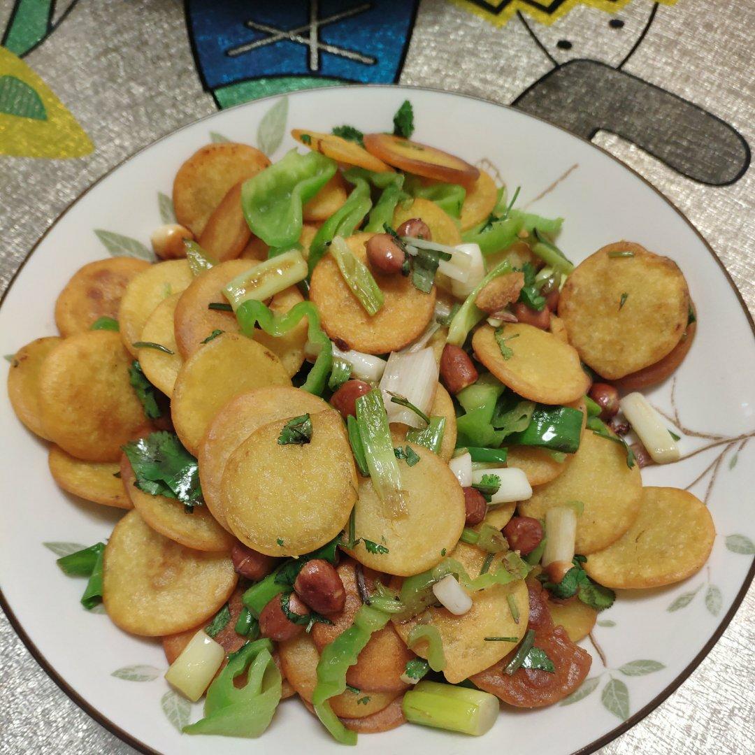 油炸黄豆饼