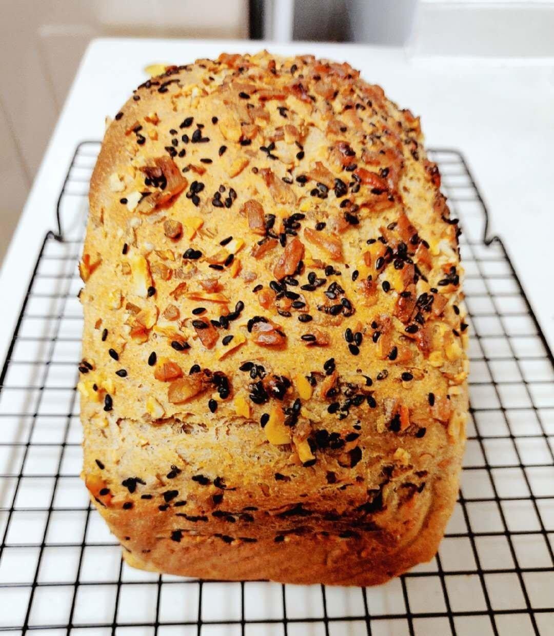 100%全麦三明治吐司面包|Vegan 低脂健康减肥|超级快手