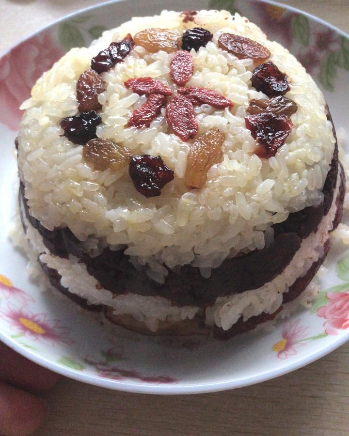 超详细糯米猪油八宝饭（附熬猪油及豆沙方法）