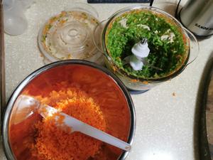 茄子螺丝青椒饼的做法 步骤2