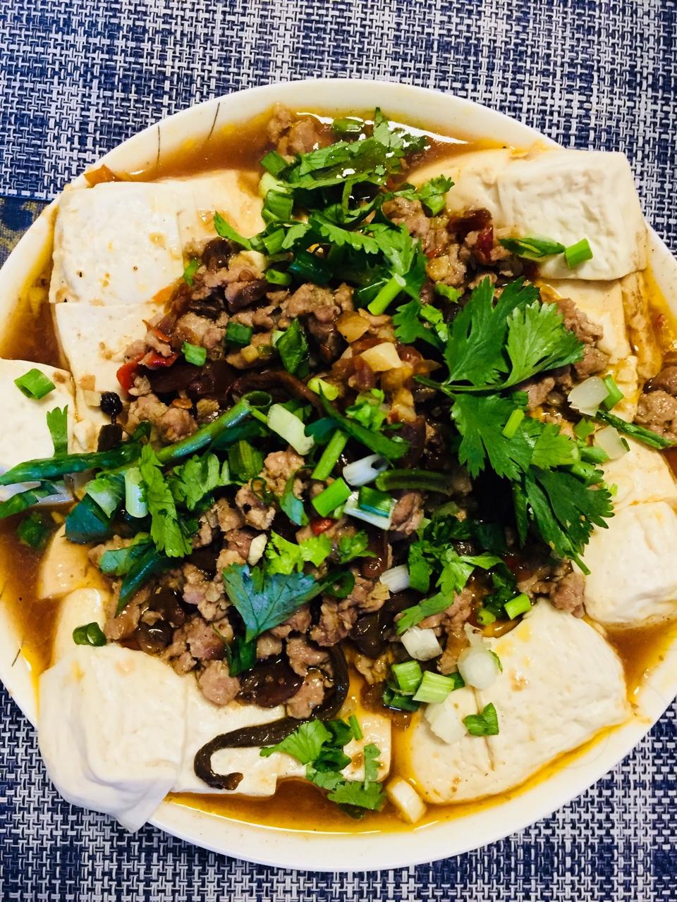 肉末蒸豆腐