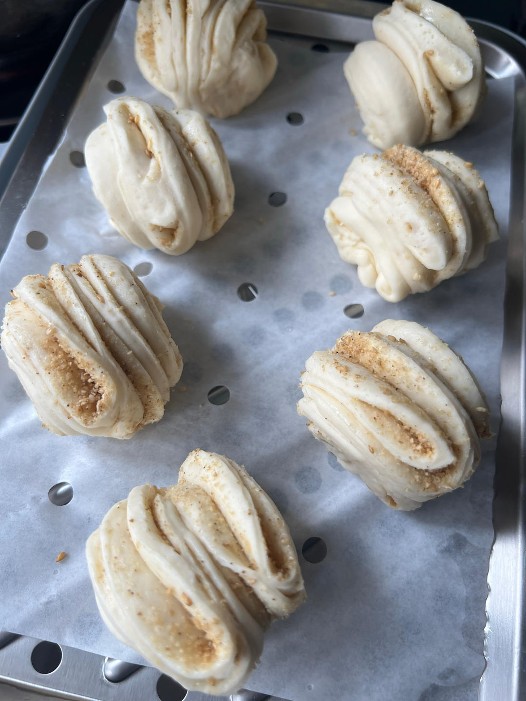 一发奶香小馒头，口感特别好！