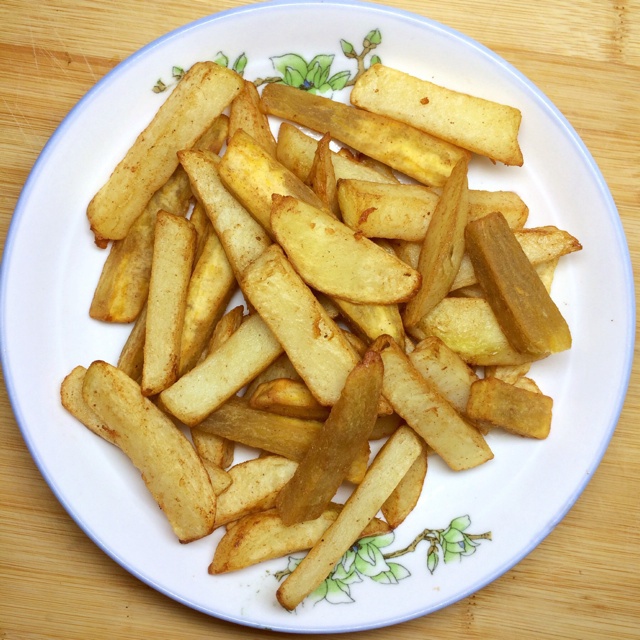 清爽简单炸红薯条（炸地瓜条）