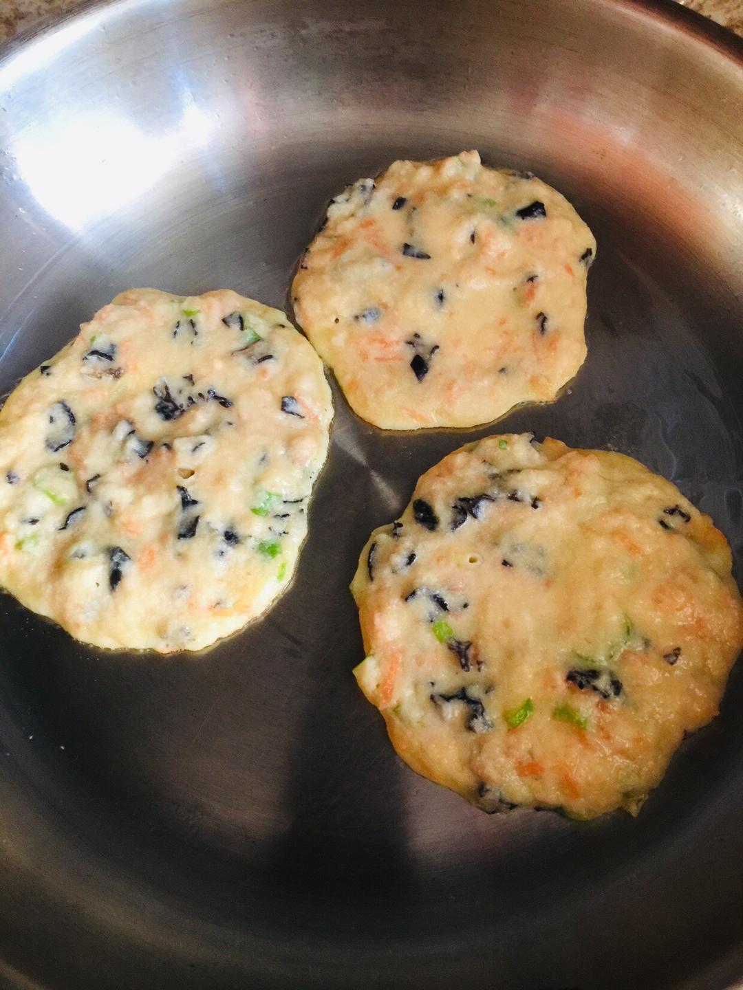 豆渣煎饼的做法 步骤4