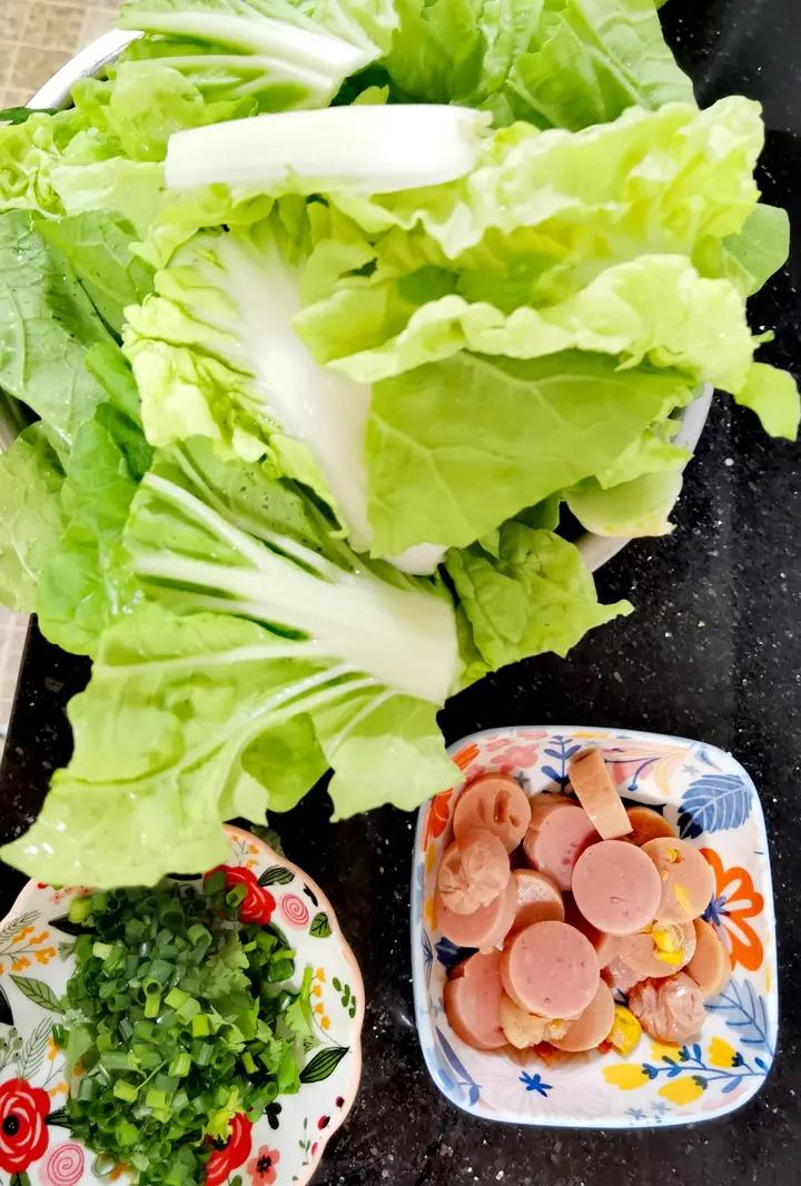 超简单家常菜-鲜美娃娃菜粉丝汤