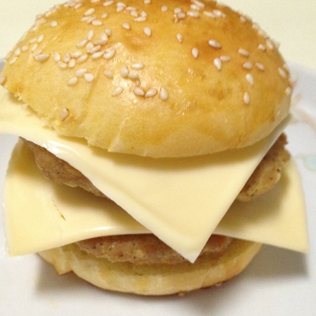 双层芝士肉排堡