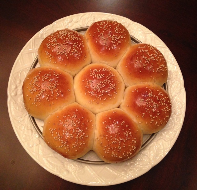 绿萝-50做的牛奶圆面包(爱和自由配方)