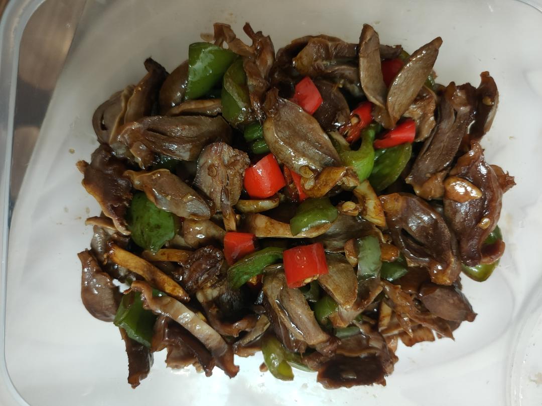 爆炒鸡胗