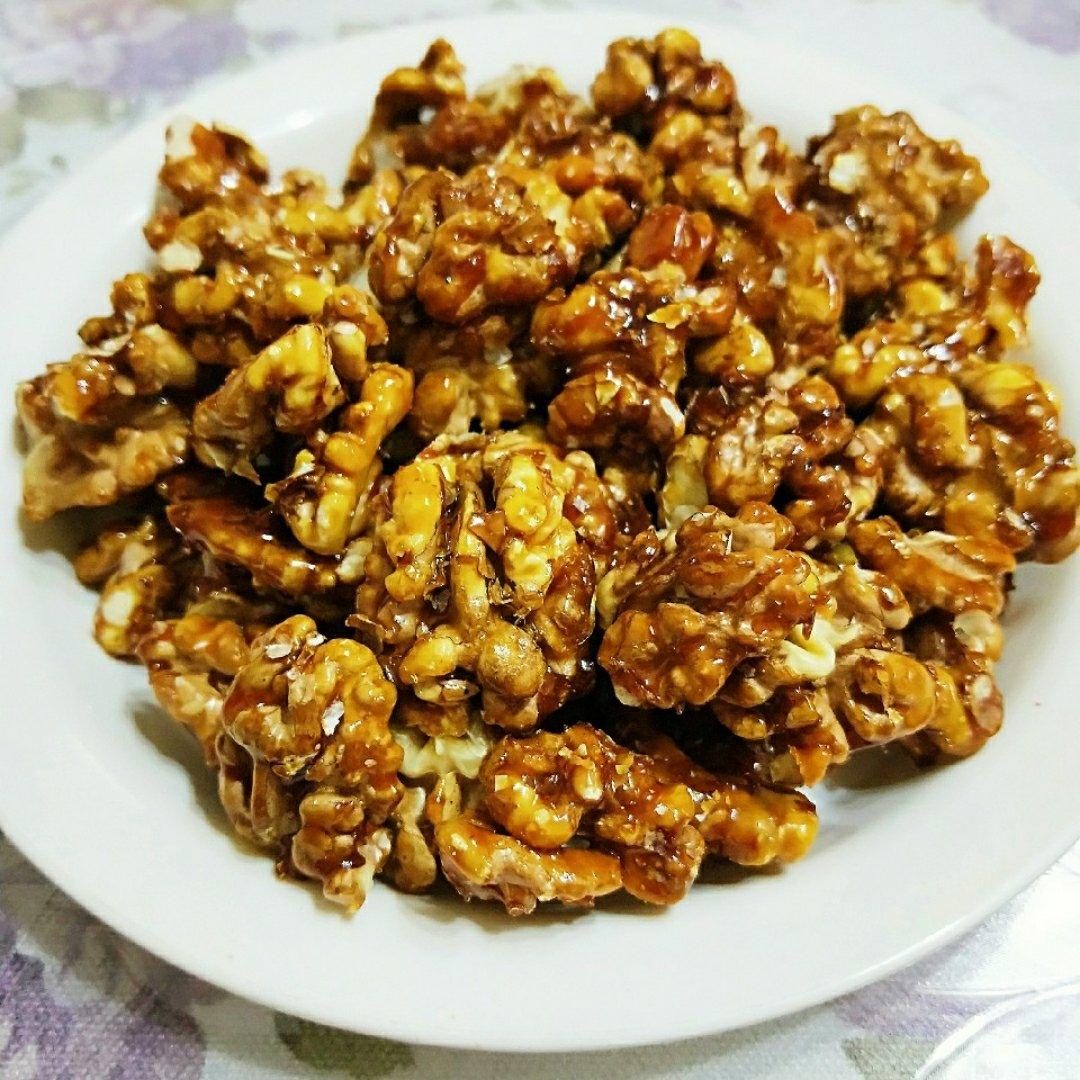 【琥珀核桃仁】冰糖无油不粘手