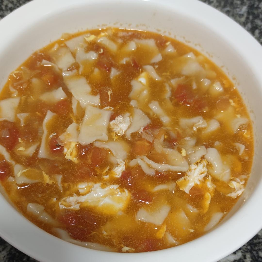 西红柿鸡蛋面片