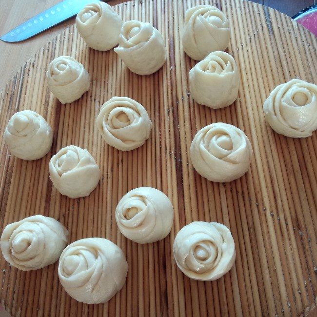 玫瑰花馒头