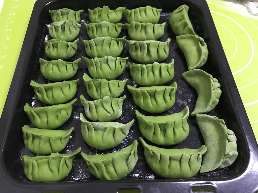 菠菜汁水饺